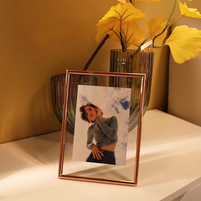 Rose Gold Floating Frame with “Heart”, - Image 6
