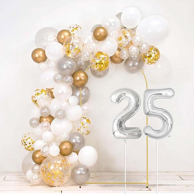 7.2FT Gold Metal Arch Backdrop Stand, Square Balloon Arch Stand Wedding Frame - Image 5