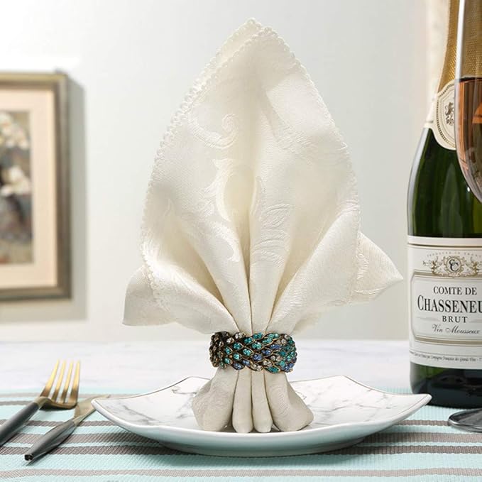 Jeweled Napkin Rings Set of 12 - Image 7