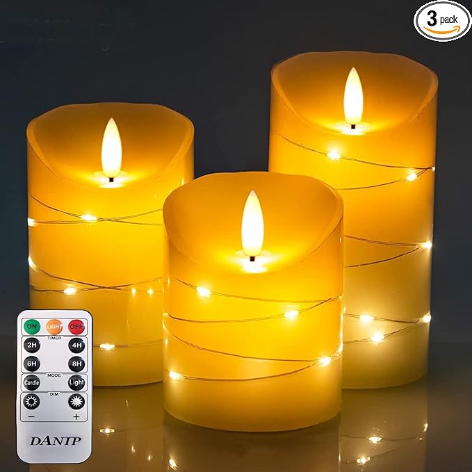 DANIP Ivory LED flameless Candle, by danip