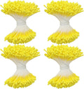 HAHIYO 700Pcs 2mm Yelbow Matte Double Head Flower Stamen Pistil by HAHIYO