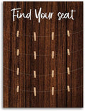 Find Your seat Wedding Sign, Wood Seating Chart Board, Blank Board, DIY by Unknown