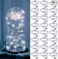 ZGWJ 24 Pack Fairy Lights Battery Operated, 7ft 20 Mini LED Fairy String Lights by ZGWJ