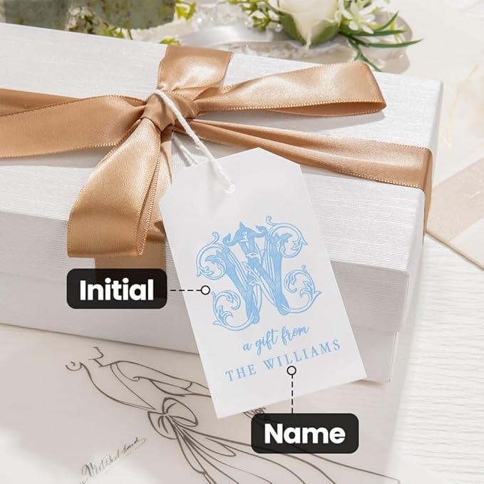 callie Personalized Monogrammed Gift Tags - Image 3
