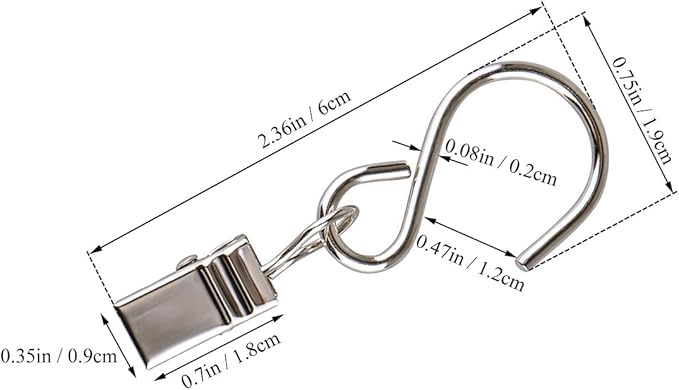 Coideal Gutter Hooks Curtain Clips - Image 8