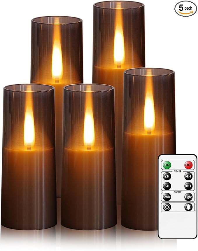 Flameless LED Candles, Upgraded Realistic Flickering Flame Battery Operated by FlamelessLEDCandles