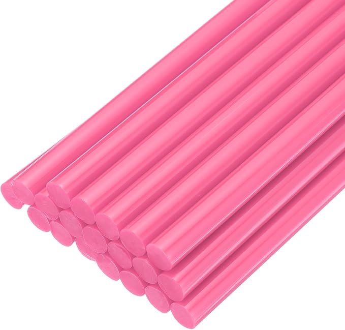 uxcell 20pcs Hot Glue Sticks for Glue Gun 7mm/0.28-inch x 8-inch Mini Hot Melt by uxcell