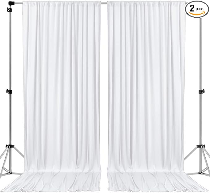 AK TRADING CO. 10 feet Wide x 12 feet Long IFR Polyester Backdrop Drapes by Fabrics%7CEventDecor%7CCrafts%7CUpholsteryFoam
