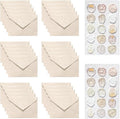 30 Pieces A6 Envelopes with 30 Seal Stickers, 6.32 x 4.45 inch Envelopes by Youteer