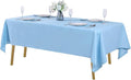 Rectangle Tablecloth 60x102 inch Washable Polyester Fabric Table Cloth by Cupuamon