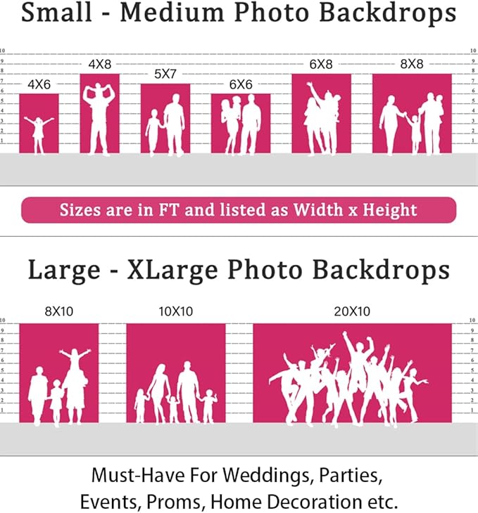 ShiDianYi 4FTX6FT-Fuchsia Pink-Sequin Photo Backdrop, Wedding Photo Booth - Image 5