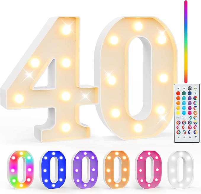 Pooqla 40th Birthday Decorations by Pooqla