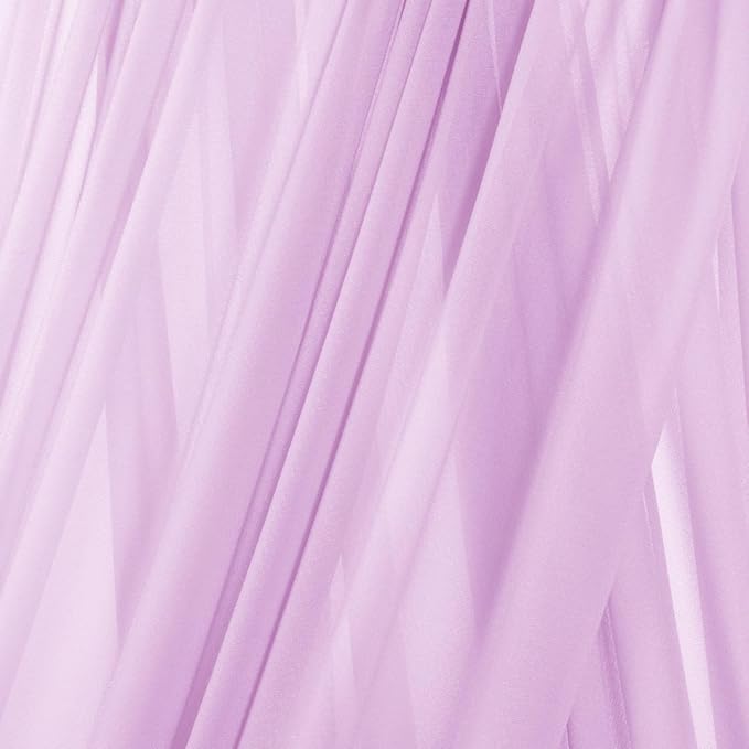 MLMC Lilac Purple Wedding Arch Draping Fabric 2 Panels 29" x 20 FT Extra Long - Image 5