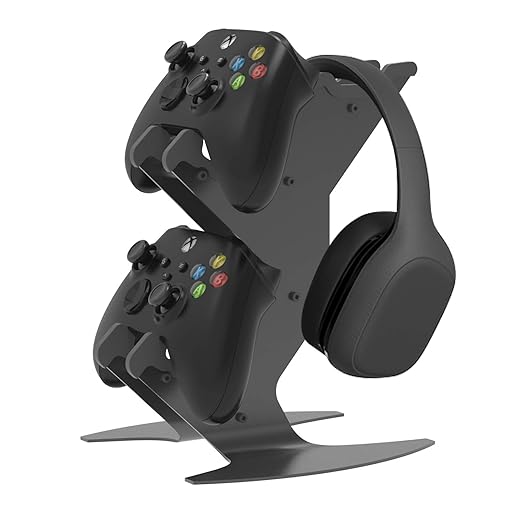 Controller Holder, Game Controller Rack Headset Stand by NBCP