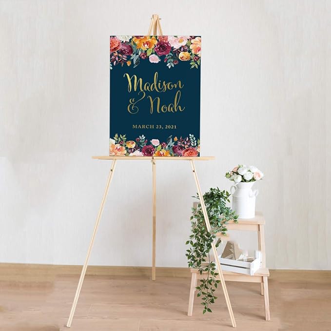 Andaz Press Personalized Extra Large Wedding Easel Board Party Sign, 12x18-inch - Image 5