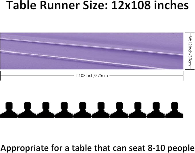 12Pack Table Runner 12 x 108 Inches Satin Silk Table Runner - Image 2