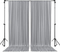 10 x 7 Feet New Dark Grey Backdrop Curtain by ZEBMOON
