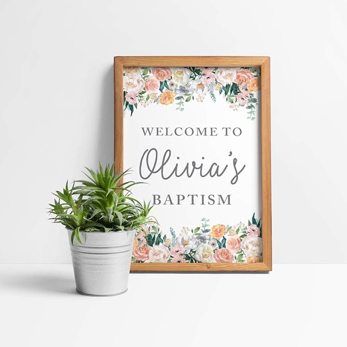 Andaz Press Personalized Extra Large Wedding Easel Board Party Sign, 12x18-inch - Image 2