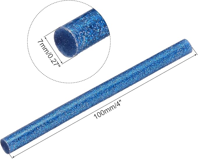 uxcell 20pcs Hot Glue Sticks for Glue Gun 7mm/0.28-inch x 4-inch Mini Hot Melt - Image 2