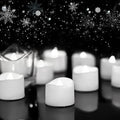 Homemory Cool White Flameless LED Tea Lights Candles, 200+Hour Battery Operated by Homemory