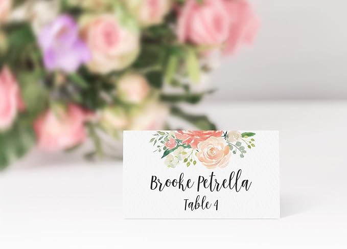 Printed Party Table Place Cards - Image 2
