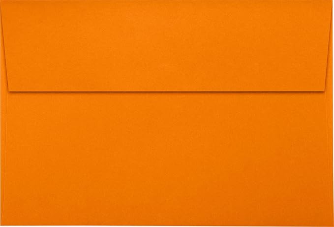 LUXPaper A10 Invitation Envelopes | Peel & Press | 6" x 9 1/2" | Mandarin - Image 2