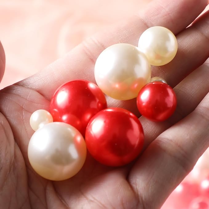 200 Pcs Vase Filler Beads White Pearl Beads - Image 6