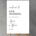 Welcome Sign Wedding, Customized Wedding Welcome Sign, Custom Wedding Welcome by Custom