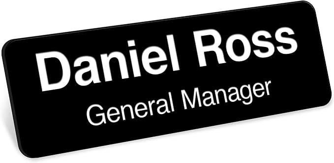 Magnetic Name Tag by My Sign Center by MySignCenter
