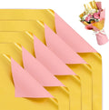 BEISHIDA 20Pcs Pink and Gold Double Sided Floral Wrapping Paper Matte by Beishida