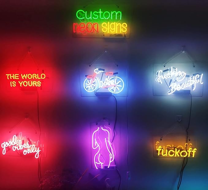 Neon Signs Compatible for Shiner Beer Hot Bbq Cold Beer, Real Handmade Neon - Image 8
