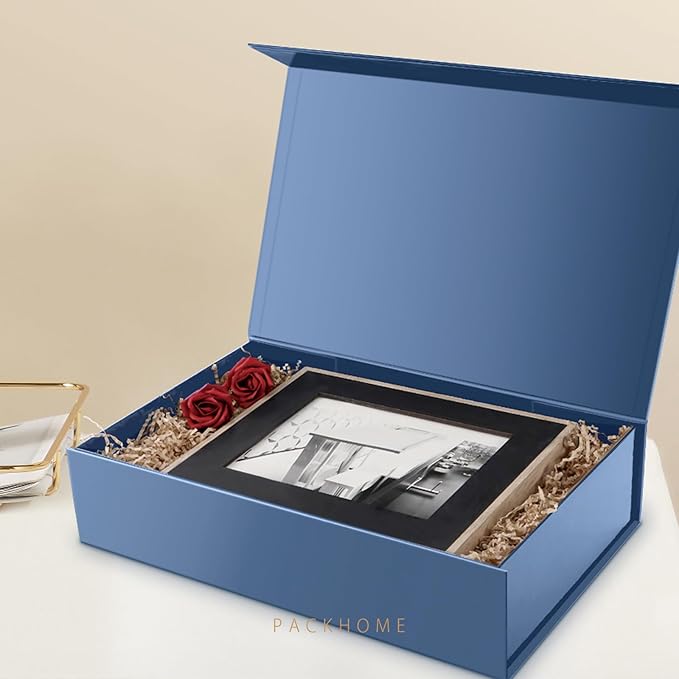PACKHOME 6 Extra Large Gift Boxes 17.5x11.3x4.3 Inches, Sturdy Shirt Boxes - Image 3