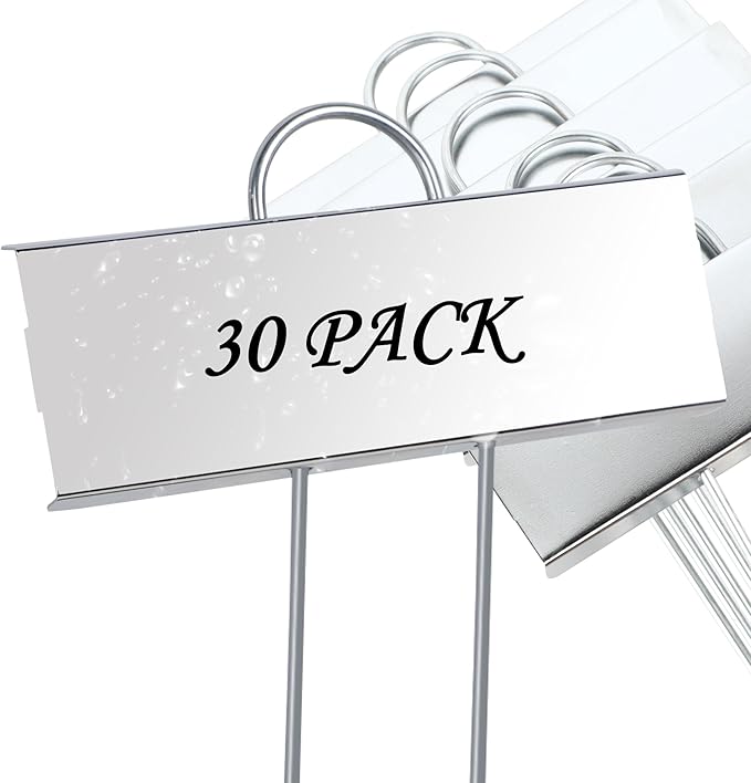 FORUP Metal Plant Labels, 30 Pack Garden Label Markers, Weatherproof Garden by FORUP+LLC