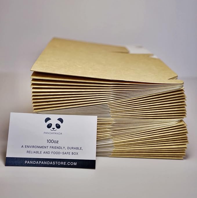 PandaPandaPPS 50 Pack Brown Gable Boxes - Image 2