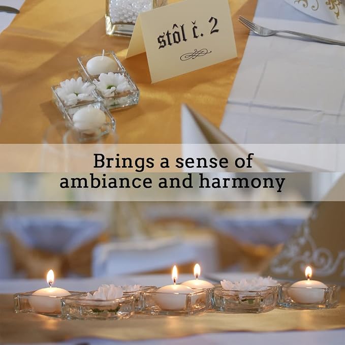 JHENG 50 Pack Floating Candles, - Image 4