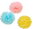 WEVEN Tissue Pom Poms Tissue Paper Flowers Tissue Fluff Balls Party Decorations by WEVEN
