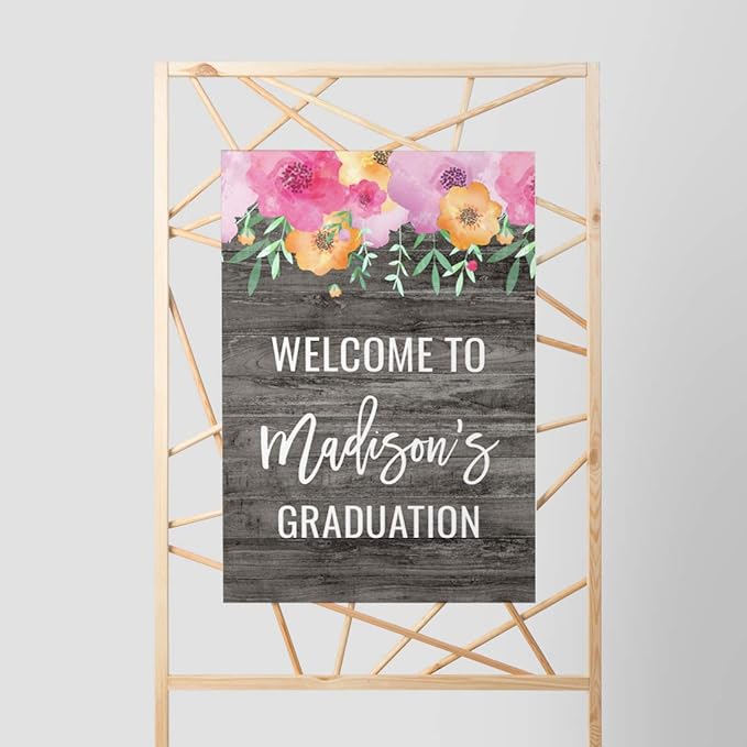 Andaz Press Personalized Extra Large Wedding Easel Board Party Sign, 12x18-inch - Image 3