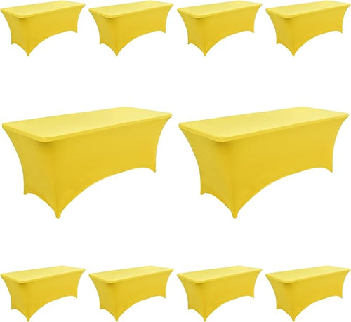 10-Pack 6ft Spandex Table Covers by Unknown