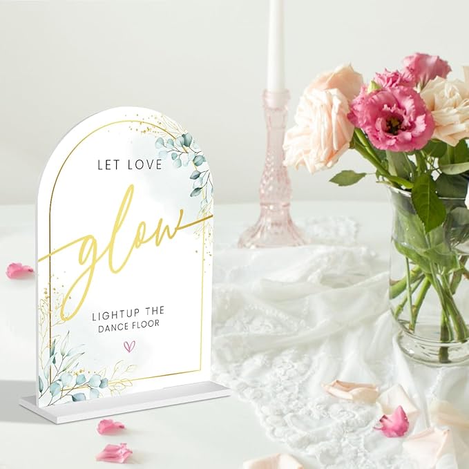Acrylic Wedding Sign Set for Ceremony & Reception - Image 2