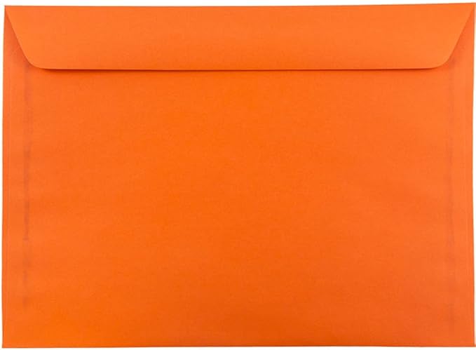 JAM PAPER 9 x 12 Booklet Colored Envelopes by JAMPaper