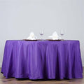 Efavormart Round Tablecloth, 132 Inch Stain & Wrinkle Resistant Washable Table by efavormart