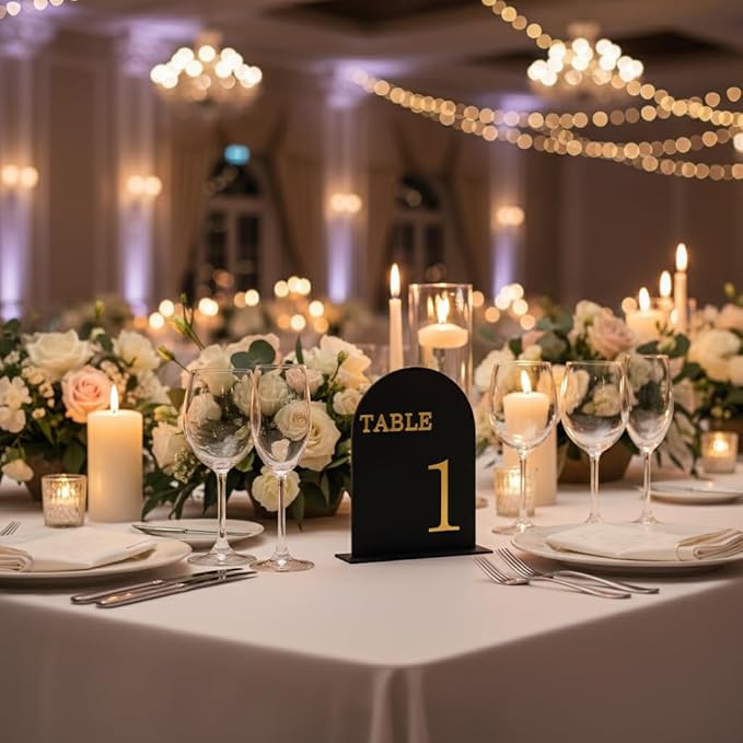 Arch Wedding Table Numbers 1-15 - Image 4