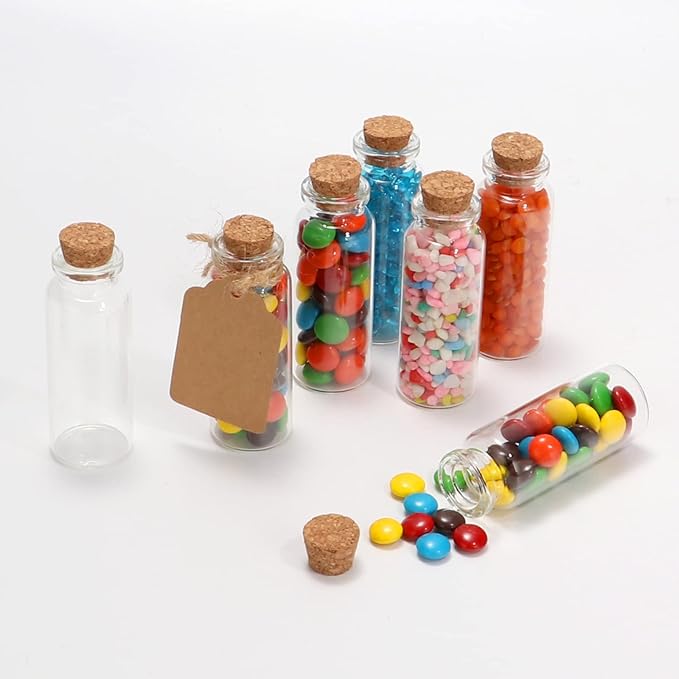50 Pcs 20ml Mini Glass Bottles - Image 5
