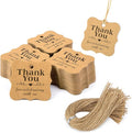 SallyFashion 150 PCS Thank You Brown Gift Tags by sallyfashion