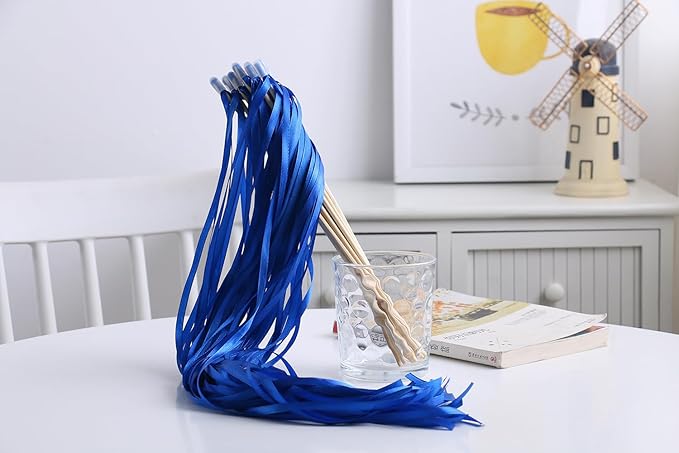 100PCS Ribbon Stick Wands Wedding Streamers - Image 2