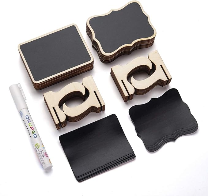 ONUPGO 20 Pack Mini Chalkboards Signs - Image 7