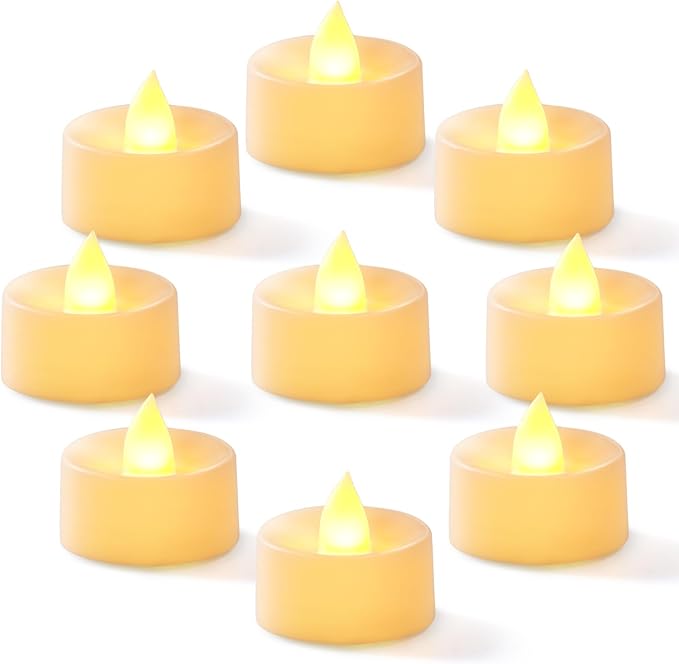 Homemory 100-Pack Flameless LED Tea Lights Candles Battery Operated, 200+Hour by Homemory