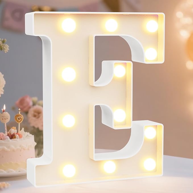 Pooqla LED Marquee Letter Lights Sign, Light Up Alphabet Letter by Pooqla