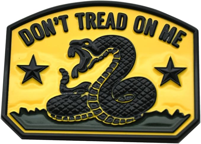 1x Gadsden Flag Rattlesnake Car Emblem 3D Decal Sticker by Unknown
