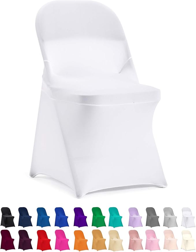 Peomeise Stretch Spandex Folding Chair Cover by Peomeise
